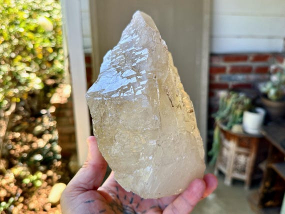 Elestial Jacare Citrine, All Natural & Self-Standing, 2.5 Kilo, Manifestation and Creativity, Minas Gerais, Brazil V319
