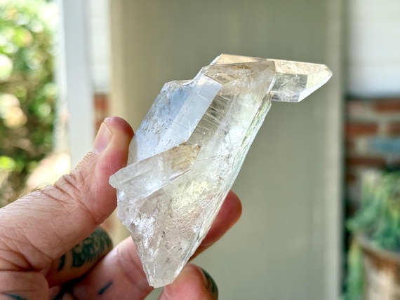 Water Clear Quartz, Dolphin Formation, 168g, Nurturing Energy, Diamantina, Minas Gerais, Brazil W620
