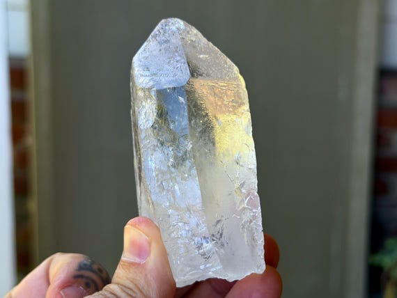 Trigonic Quartz, 246g, New Find, Astral Travel & Shamanic Journeying, Inimutaba, Minas Gerais, Brazil V507