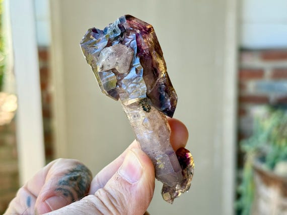 Chibuku Amethyst Scepter, Double Terminated, 76g, Shangaan Amethyst, Zimbabwe A233
