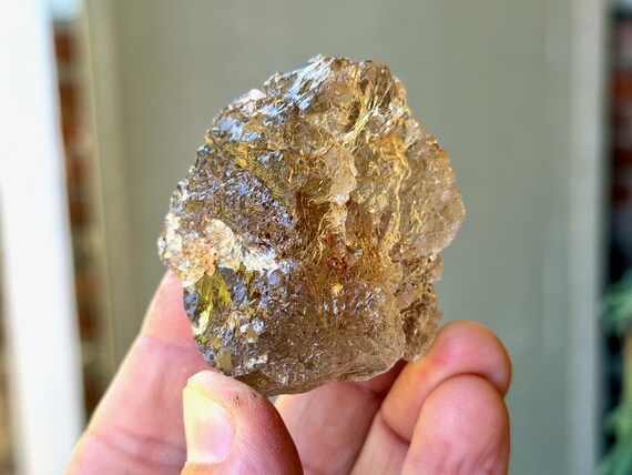 Smoky Ice Quartz, Hydrothermally Etched, 136g, Spiritual Evolution & Transformation, Diamantina, Minas Gerais, Brazil V613