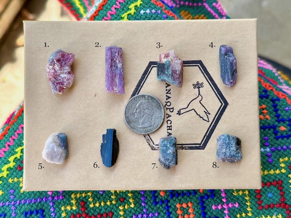 Paraiba Tourmaline, Bicolor Blue & Pink, Choose ONE of Eight, Old Find, Rio Grande Del Norte, Brazil A372