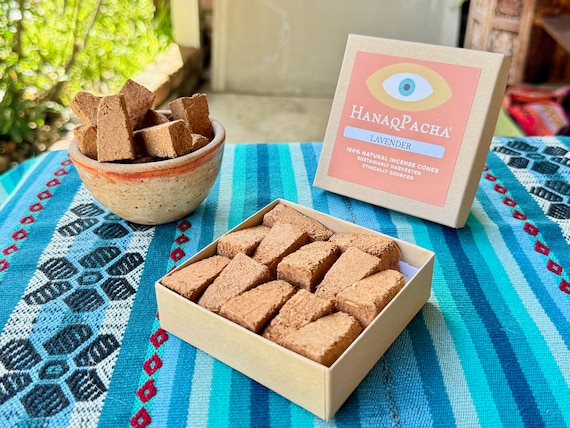 Wild Lavender Incense Cones, Handmade and Natural, 100% Sustainably Harvested, Incense for Smudging and Purification