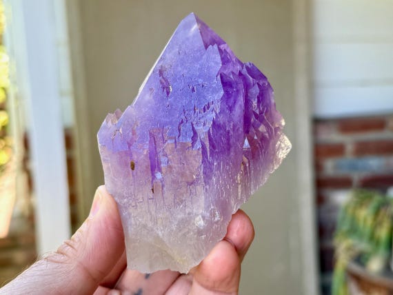 Amethyst, Self-Standing & All Natural, 361g, New Find, Third Eye Chakra, Spiritual Purification, Bolivia W972