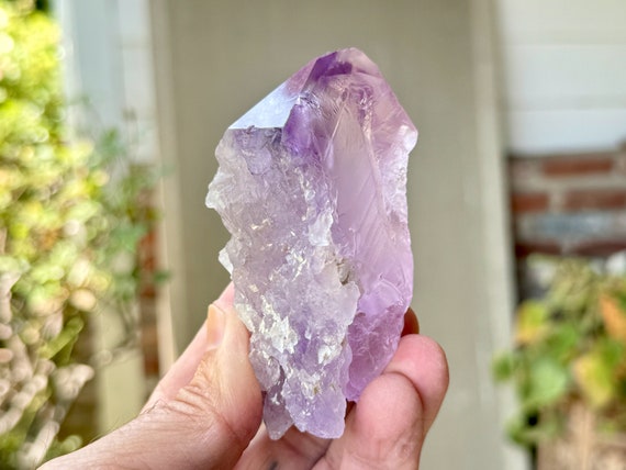 Dissolution Amethyst with Multiple Record Keepers and Hydrothermal Etchings, 239g, New Find, Spiritual Evolution, Pernambuco, Brazil W272