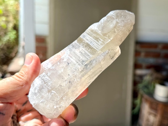 Russian Lemurian Quartz, Sacred Scribe, 317g, Original Find, Yuzhnyi Quarry, Oblast, Russia V696