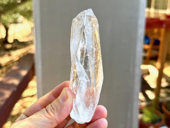 Russian Lemurian Quartz, Original Find, 295g, Sacred Scribe, Empathic Warrior, Oblast, Russia B637