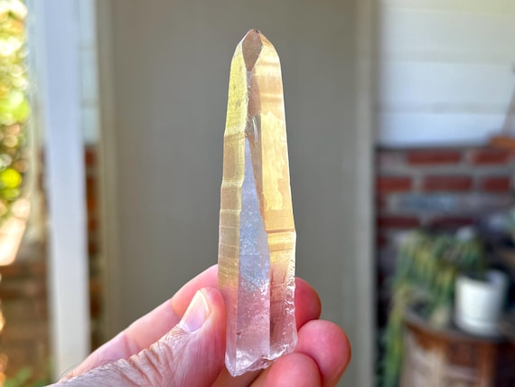 Pink Lemurian Quartz, Isis Formation, 78g, New Find, Divine Feminine, Crown Chakra, Bahia, Brazil T531