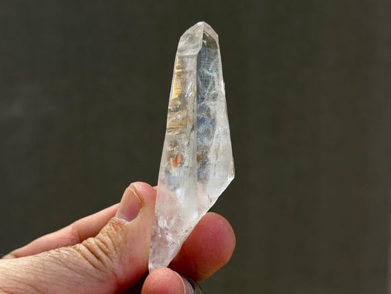Laser Quartz, Water Clear, 57g, New Find, Energetic Clearing, Diamantina, Minas Gerais, Brazil B669