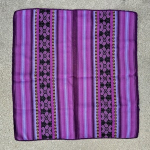Peruvian Manta Cloth, 24&quot; x 23&quot;, Handwoven Andean Mesa Cloth for Shamanic Ceremony, Chawaytiri, Peru