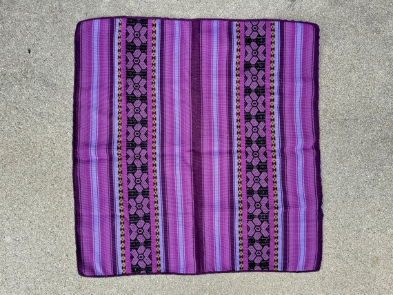 Peruvian Manta Cloth, 24" x 23", Handwoven Andean Altar Cloth for Shamanic Plant Medicine Ceremony, Chawaytiri, Peru