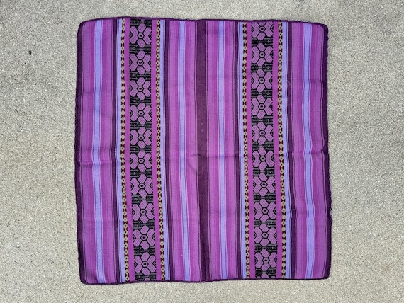 Peruvian Manta Cloth, 24" x 23", Handwoven Andean Mesa Cloth for Shamanic Ceremony, Chawaytiri, Peru