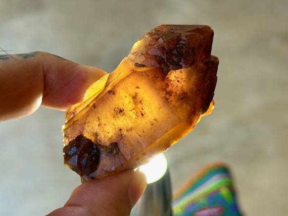 Red Dreamcoat Quartz, 92g, Root & Crown Chakra Connection, Goias, Brazil B500