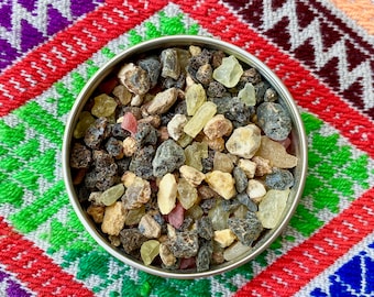 Sacred Mountain Incense Resin, Divine Feminine, All Natural Incense with Rose, Cedar, Mayan Copal, Floral Woodsy Incense, Goddess Blend