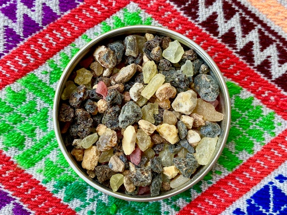 Sacred Mountain Incense Resin, Divine Feminine, All Natural Incense with Rose, Cedar, Mayan Copal, Floral Woodsy Incense, Goddess Blend