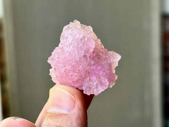 Canga Rose Quartz, 22g, New Find, All Natural, Crystallized Rose Quartz, Taquaral, Minas Gerais, Brazil T498