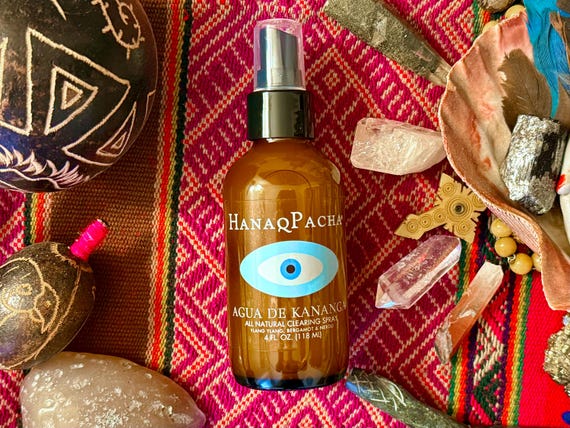Kananga Water, 100% Natural Agua de Kananga, Traditional Shamanic Spray, Spiritual Protection, Flowering & Energetic Clearing