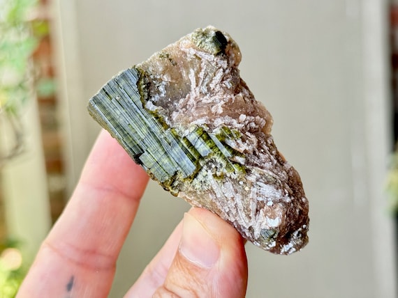 Watermelon Tourmaline from Cruzeiro Mine, 106g, Bicolor Pink and Green Tourmaline, São Jose do Safira, Minas Gerais, Brazil W279