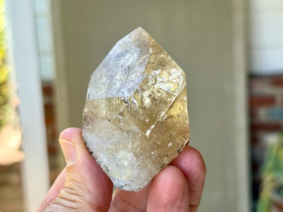 Citrine, All Natural & Self-Standing, 131g, New Find, Creativity and Manifestation, Aracuai, Minas Gerais, Brazil W989