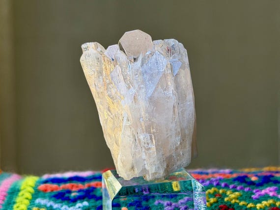 Danburite, Self-Standing, 50g, New Find, Heart & Crown Chakra, Angelic Contact, San Luis Potosí, Mexico B075