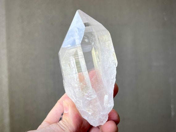 Lemurian Quartz, Water Clear, 383g, New Find, High Grade Lemurian, Bahia, Brazil X574