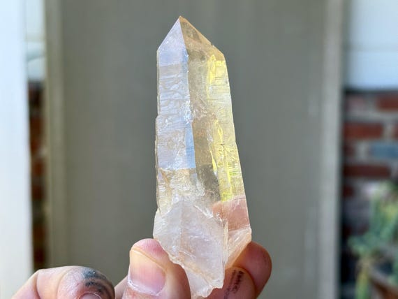 Pink Laser Quartz, 110g, New Find, Energetic Clearing, Diamantina, Minas Gerais, Brazil A187