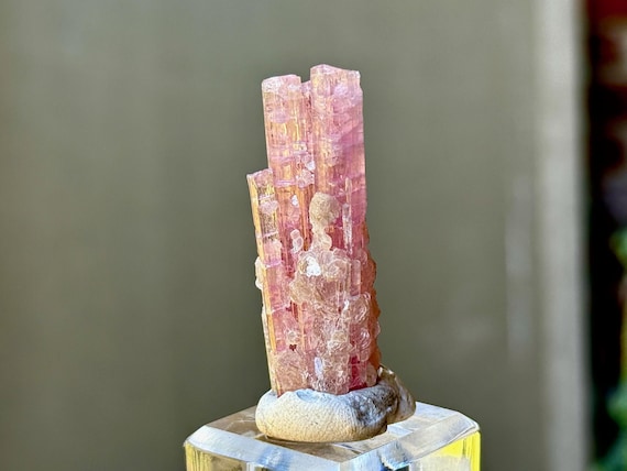 Pink Cotton Candy Tourmaline, All Natural, 16g, Laghman Mine, Kunar, Afghanistan A382