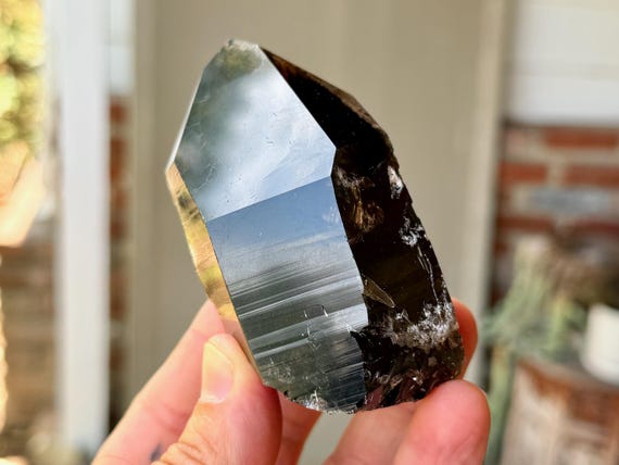 Morion Smoky Cathedral Quartz, 284g, New Find, Akashic Record, Diamantina, Minas Gerais, Brazil V634