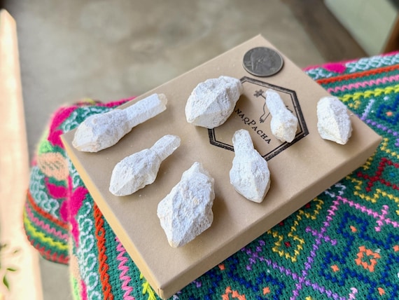 Atlantean Lovestar Scepter Quartz Lot, 7 pcs, Candle Quartz, Past Life Recall & Ancient Civilizations, Minas Gerais, Brazil A820