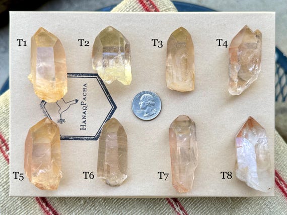 Tangerine Starbrary Quartz, Choose ONE of Eight, Tangerine Quartz with Star Markings, Sacral Chakra, Minas Gerais, Brazil R612