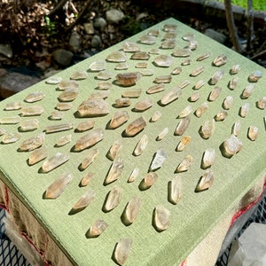 Smoky Quartz Lot, All Natural, 100 Pieces (529g), Small Smoky Quartz Points, Crystals for Grid and Jewelry, Minas Gerais, Brazil WS134