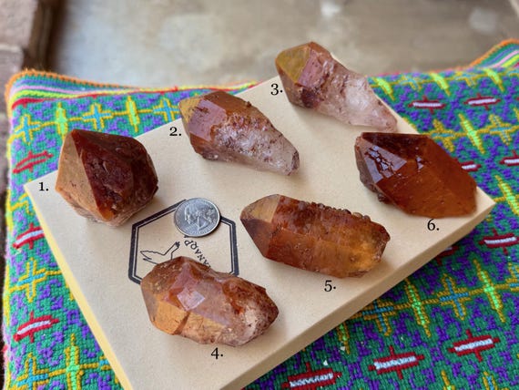 Dreamcoat Lemurian with Trigons, Choose ONE of Six, Crown & Third Eye Chakra, Goias, Brazil B456