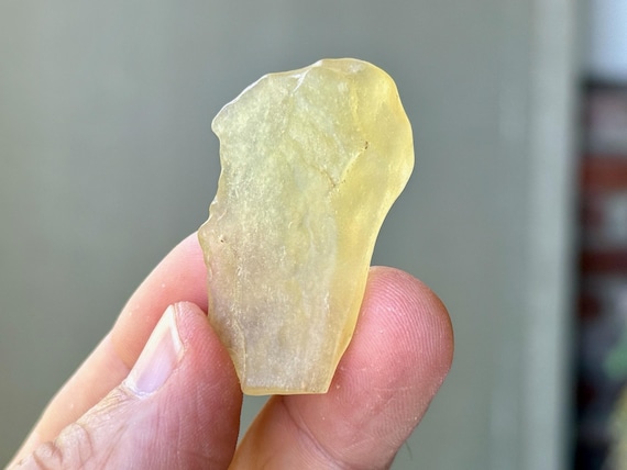 Libyan Desert Glass, 12g, Great Sand Sea Glass, Golden Tektite, Manifestation & Empowerment, Sahara Desert S861
