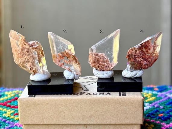 Durango Selenite, Natural Water Clear Selenite, Choose ONE of Four, Purification & Energetic Cleansing, Bermejillo, Mexico T635