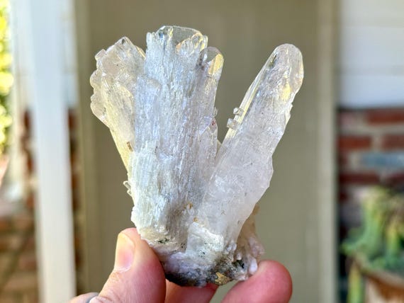 Danburite, Pyrite Inclusion, 190g, Heart & Crown Chakra, Angelic Contact, San Luis Potosí, Mexico V418
