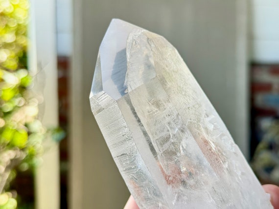 Lemurian Quartz, Dow Formation with Self-Healed Indication, 492g, Serra do Cabral, Minas Gerais, Brazil X989