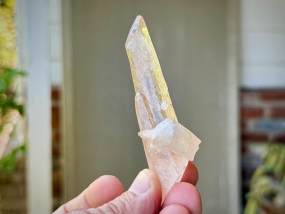 Pink Laser Quartz, 40g, New Find, Energetic Clearing, Diamantina, Minas Gerais, Brazil R569