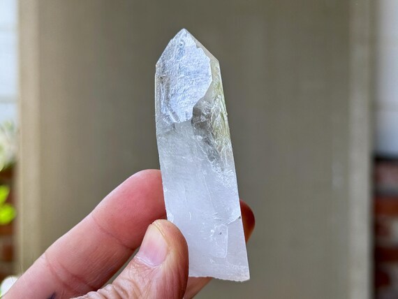 Trigonic Dissolution Quartz, Hydrothermally Etched, 96g, Spiritual Evolution and Transformation, Corinto, Minas Gerais, Brazil S759