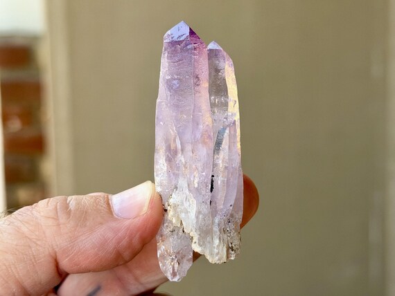 Vera Cruz Amethyst, Tantric Twin w/Child, Double Terminated, 37g, Piedra Parada, Veracruz, Mexico B486