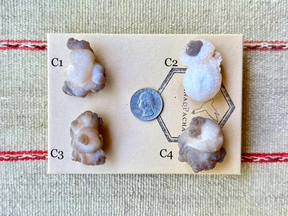 Chalcedony Nodule, Botryoidal "Womb Ball," Choose ONE of Four, Nurturing Energy & Reproductive Health, Morocco T989