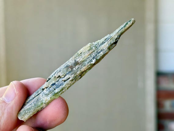 Green Kyanite, 23g, Old Find, Nature Spirits, Lucid Dreaming, Astral Projection, Minas Gerais, Brazil T897