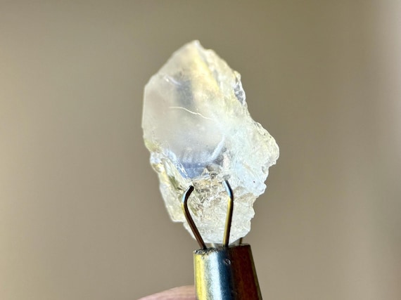 Phenakite Crystal, All Natural, Ukrainian Phenakite, 1.1g, Old Find, Highest Vibration, Crown Chakra Activation T469