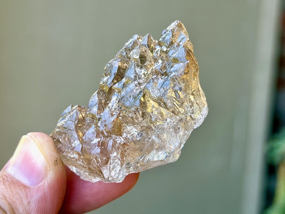 Smoky Ice Quartz, Hydrothermally Etched, 42g, Spiritual Evolution & Transformation, Diamantina, Minas Gerais, Brazil B234