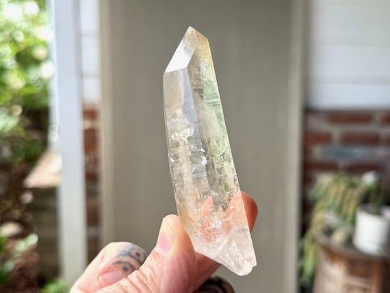Golden Healer Laser Quartz, Water Clear, 83g, New Find, Energetic Clearing, Diamantina, Minas Gerais, Brazil S645