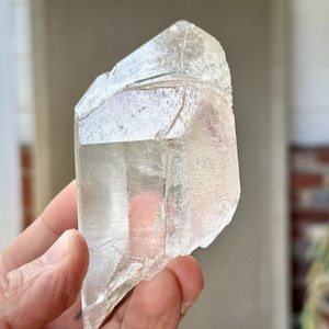 Trigonic Dissolution Quartz, Earthquake Tip, 310g, Spiritual Evolution & Transformation, Corinto, Minas Gerais, Brazil W890