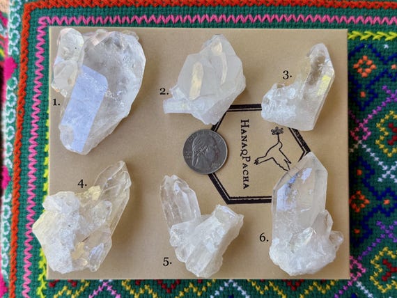 Starbrary Quartz, Choose ONE of Six, Quartz with Star Markings, Tomas Gonzaga Mine, Corinto, Minas Gerais, Brazil A785