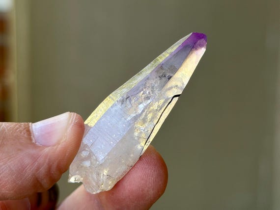 Vera Cruz Amethyst with Active Enhydro, 16g, New Find, Third Eye Chakra, Piedra Parada, Veracruz, Mexico B008