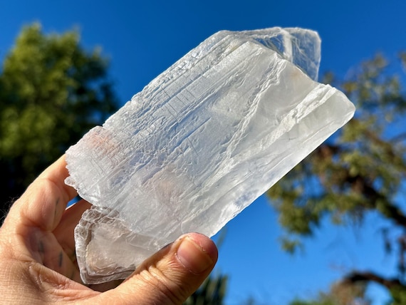 Selenite, Natural Etched Formation, 912g, New Find, Purification & Energetic Cleansing, Zambia W327