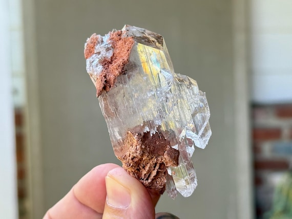 Bermejillo Selenite, Double Terminated, 82g, AAA Water Clear Selenite, Purification and Energetic Cleansing, Durango, Mexico V023