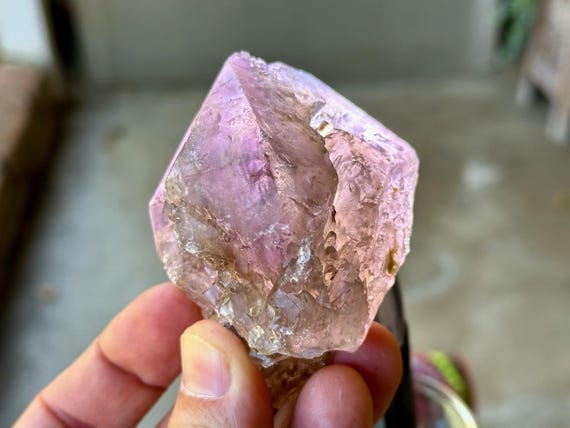 Amethyst Dissolution Quartz, Hydrothermally Etched, 213g, Spiritual Evolution & Transformation, Pernambuco, Brazil V326